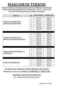 5️⃣setara sepenuh masa (ss)/pengajian luar kampus (plk) Facebook