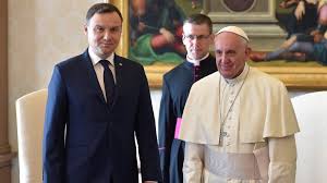 Image result for Photo of President Andrzej Duda and Pakistani muslim clerics