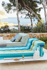 With 2 ottomans blending into the shape of the sofa, you have the option of putting your feet up and relaxing your legs or using them as chairs for more guests. Roche Bobois S 2021 Outdoor Collection Is Welcoming Ready
