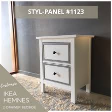 Maybe you would like to learn more about one of these? Styl Panel Kit 1123 To Suit Ikea Hemnes 2drawer Night Stand