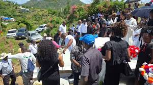 Entombment for the late Alutha Veronica Clement of L'esterre Carriacou.