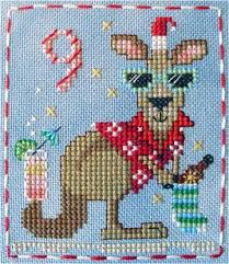 Bbp Advent Animal By Brooke Nolan Embroidery Pattern Cross Stitch Animals Cross Stitch Patterns Christmas Cross Stitching