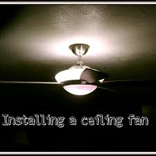 Before any ceiling fan is installed one must make sure that a ceiling electrical box designed and fastened to support a ceiling fan exists, and if not, then install same first. How To Install Or Hang A Ceiling Fan Dengarden