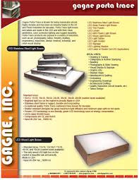 Porta Trace Light Boxes Gagne Inc Engineered Industrial Bellows Porta Trace