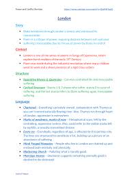 Gcse Aqa English Literature 9 1 Power Conflict Poem Revision Notes By Joynul Haque By Joynulhaqu In 2020 Aqa English Literature English Literature Notes Gcse Poems