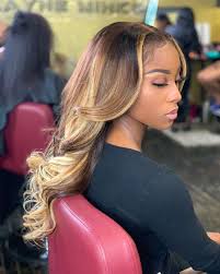 Black And Blonde Ombre Wig 2020年时尚ombre金发假发 30蕾丝正面假发 Wigbaba In 2020 Wig Hairstyles Honey Blonde Hair Hair Styles