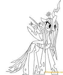 Discord vs zecora will win coloring page best free coloring pages site. My Little Pony Queen Chrysalis Coloring Pages Cartoons Coloring Pages Coloring Pages For Kids And Adults