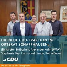 Die neue CDU-Fraktion im Ortsrat Schaffhausen