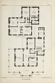 The Model Architect A Series Of Original Designs For Cottages Villas Suburban Residences Etc Accompanied By Explanations Specifications Estimates And Mansion Floor Plan Floor Plans House Plans