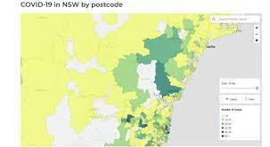 Updated on 6 april 2021, at 10:20 aet. Coronavirus Heat Map For Sydney Shows Cases By Postcode