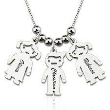 Engraved Necklace Kids Charms In Silver Getnamenecklace In 2021 Kids Charm Necklace Kid Charms Jewelry Bracelets Silver