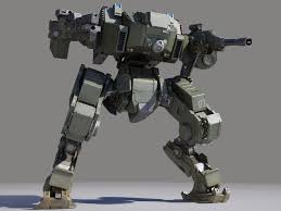 Mech Fighter 3d Model Mech Combat Robot Weapon Concept Art