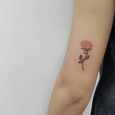 Tattoos are deeply personal for the person who chooses to get inked as they can symbolize emotional struggles and triumphs. Pink Tattoo 20 Concepts For A Classy And Minimalist Tattoo Pink Tattoo Small Rose Tattoo Red Ink Tattoos