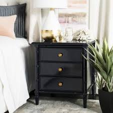 Get telephone tables, chairside tables, bedside chests, a charging nightstand and more at bed bath & beyond. Safavieh Lorna 3 Drawer Nightstand Zola