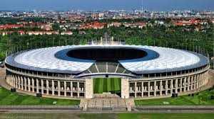 Summary ceremony at tokyo olympic stadium without spectators protests against the games outside stadium Berlin Warned Taking Athletics Track Out Of Olympic Stadium Would End Any Future Games Bid