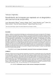 Procedimiento ginecológico que se realiza para tomar muestras de tejido endometrial, quitar los restos tras un aborto espontáneo… Pdf Rendimiento De La Biopsia Por Aspirado En El Diagnostico Del Carcinoma De Endometrio
