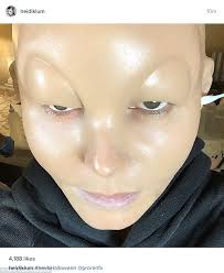 Heidi Klum transforms into creature with heavy prosthetics for Halloween  bash