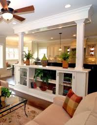 The report added that more than half of design firms were experiencing increased interest in open space. Half Wall Home House Interior Home Remodeling