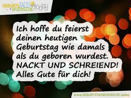 Geburtstagswünsche Mit Dem Lustigen Geburtstagsspruch Nackt Und