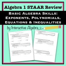 This Worksheet Is Meant As A Review Of Basic Algebra Skills I Currently Teach Algebra In Texas And I Start My Year Off With These Basic Algebra Algebra Staar