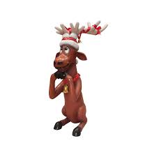 I put my greats up too soon. Funny Reindeer Begging Christmas Decor 3ft