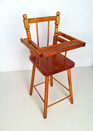 vintage cass company wood doll high chair doll high chair chair wood