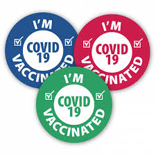 Vaccintracker permet de connaître le nombre de français immunisées contre le virus. I M Vaccinated Stickers Decals Covid 19 Safety Rydin