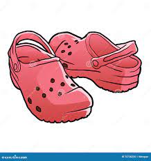Croc shoes cartoon . stock vector. Illustration of sport - 72736220