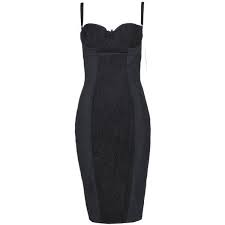 Preowned Dolce Gabbana Black Bodycon Bustier Dress W Lace Insets 900 Liked On Polyvore Featuring Dres Lace Inset Dress Short Bodycon Dress Bustier Dress