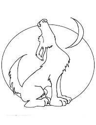 These pumpkin coloring pages are great for halloween, fall, and thanksgiving. Howling Wolf And The Moon Coloring Page Download Print Online Coloring Pages For Free Color Nimbus