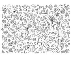 Hello Summer Ii In 2021 Coloring Canvas How To Draw Hands Coloring Book Art