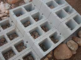 Dirt Rocks Stairs Cinder Block Cinder Block Furniture Garden Stairs
