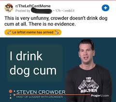 Check out steven crowder (@scrowder) twitter statistics like the number of followers and accounts that steven crowder is following. The Serfs Pa Twitter Wow Steven Crowder Seems To Have Finally Broken Down In The First Major Huge Lul In His Voracious Upload Rate And Producing A New Video Called Does God