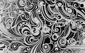 Vector illustration for swirl design. Black And White Swirls Wallpaper Digital Art Wallpapers 24139