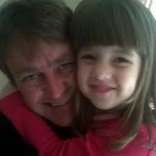 Bella and dad out and about