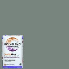 custom building products polyblend 335 winter gray 25 lb sanded grout