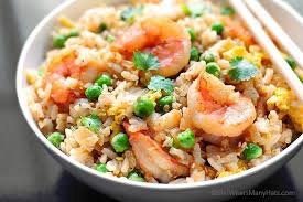 Recette Riz Saute Aux Crevettes A La Maison Comme Au Restaurant Tout Simplement Genial Riz Saute Recette Riz Riz Au Crevette