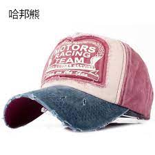 Click To Buy Habangxiong Wholesale Baseball Cap Snapback Hat Spring Cotton Cap Hip Hop Fitted Cap Chea Hats For Men Wash Baseball Cap Baseball Cap Summer