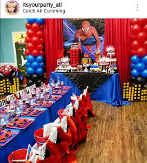 Spider Man Theme Birthday Party Spiderman Theme Party Spiderman Birthday Party Decorations Spiderman Birthday Party