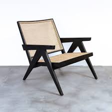 pierre jeanneret hand cane lounge chair black mid century modern lounge chairs chair modern lounge chairs