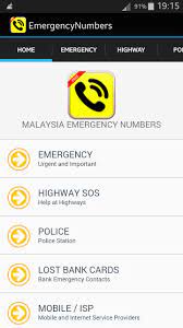 Maybe you would like to learn more about one of these? Malaysia Emergency Numbers For Android Apk Download