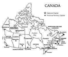 Canada Outline Map Buzzle Com Printable Templates Estudios Sociales Geografia Educacion