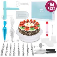 Cake making is a science. 164pcs Set Multifunction Cake Turntable Set Cake Decorating Tools Kit Pastry Nozzle Fondant Tool Kitchen Dessert Baking Supplies Buy At The Price Of 30 05 In Aliexpress Com Imall Com