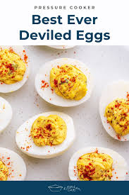 Pressure Cooker Best Deviled Eggs Kitschen Cat Recipe In 2020 Pressure Cooking Recipes Pressure Cooker Recipes Easy Appetizer Recipes