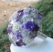 Lilac Purple Wedding Brooch Bouquet Deposit On By Annasinclair 75 00 Bridal Brooch Bouquet Wedding Brooch Bouquets Bridal Bouquet