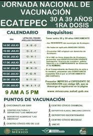 Vacunarse también puede proteger a las personas a su alrededor. La Jornada Inicia En Edomex Vacunacion De Adultos De 30 A 39 Anos