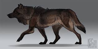 Anime Black And Brown Wolf Black Phase Wolf Adopt Resale Closed By Kfcemployee Wolf Spirit Animal Anime Wolf Drawing Canine Art