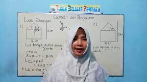 Luas gabungan persegi dan segitiga. Luas Gabungan Bangun Datar Persegi Panjang Dan Segitiga Matematika Un Smp Youtube