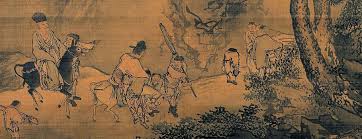 zheng wenlin 鄭文林 明郑文林 旧传戴进 春酣图台北故宫博物院藏 郑文林 号颠仙 明代画家 闽侯 今属福建 人 生卒年不详 活动时期约在嘉靖间 1522 1566 工山水 人物 与汪肇 钟礼 张路等均为浙派后期名家 继蒋嵩之后 多 painting art chinese