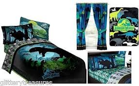 Kids Girls Boys Jurassic World Dinosaurs Bed In A Bag Comforter Set 4 Prints Dinosaur Bedding Dinosaur Room Decor Dinosaur Room
